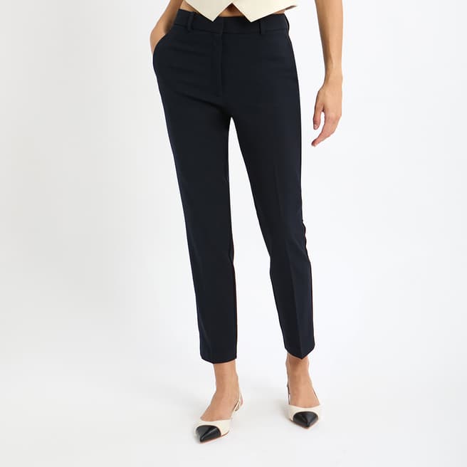 Reiss Navy Jess Slim Leg Trousers