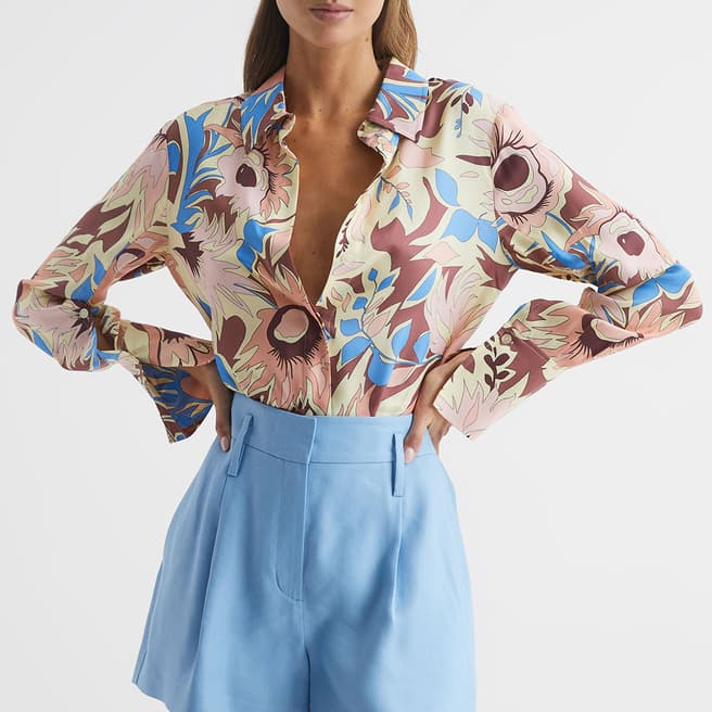 Reiss Multi Liv Printed Shirt 