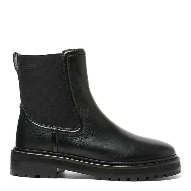 Reiss Black Althea Chelsea Boots