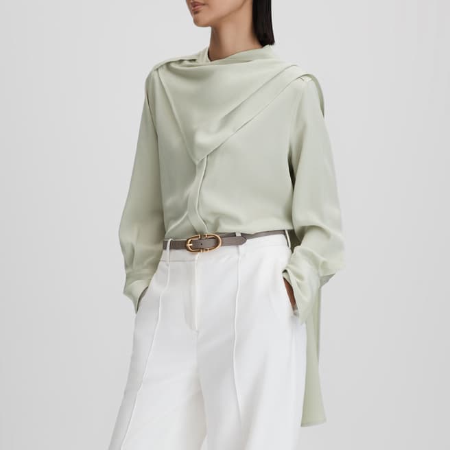 Reiss Sage Emilia Detachable Scarf Blouse