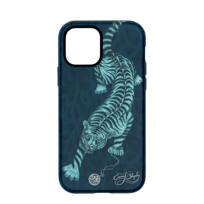 Emma J Shipley Tigris iPhone Case iPhone 13, Navy