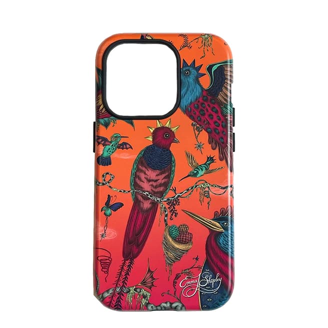 Emma J Shipley Quetzal iPhone Case iPhone 13, Peach