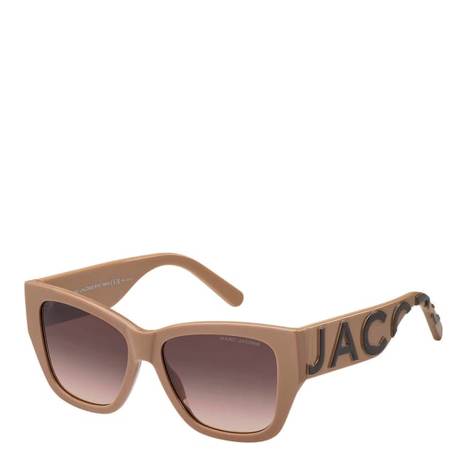 Marc Jacobs Blue Gold Square Sunglasses 55mm