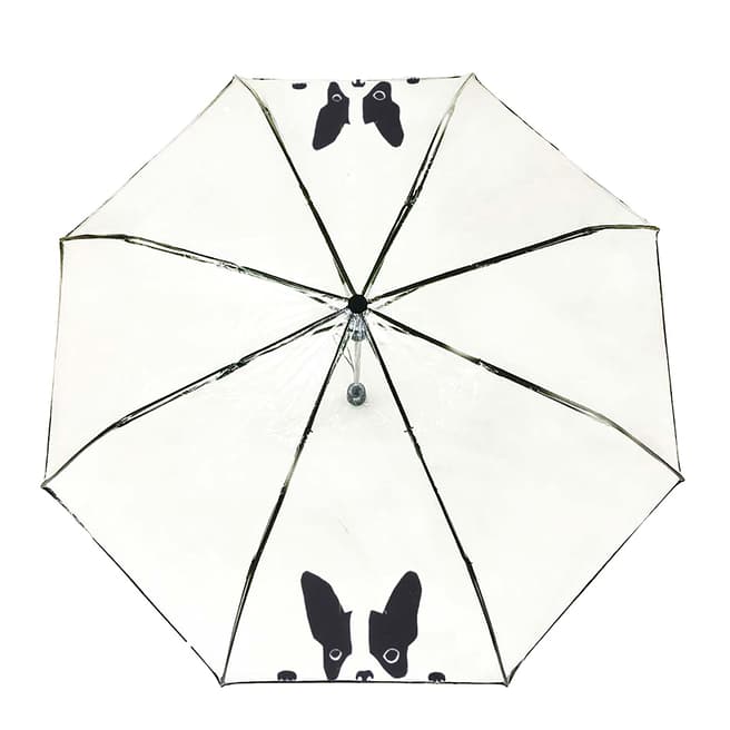 Smati Transparent and black Smati Automatic Umbrella