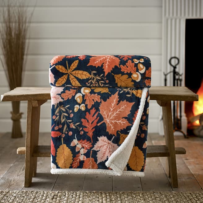 Deyongs Autumn Leaves Throw 140x180cm, Spice