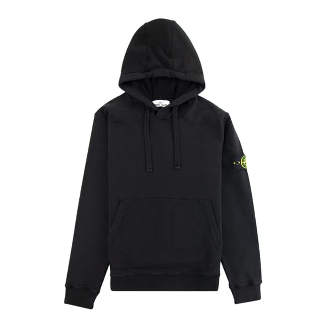 Stone Island Black Fleece Cotton Hoodie