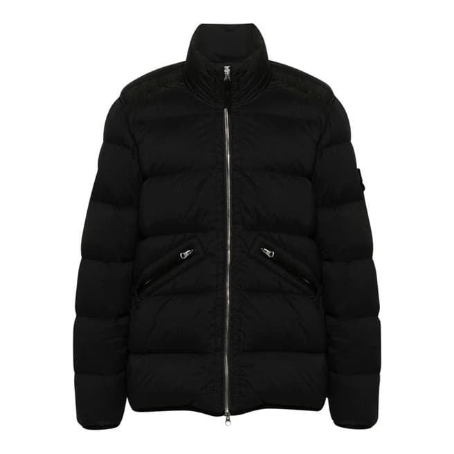 Stone Island Black Seamless Tunnel Puffer Jacket