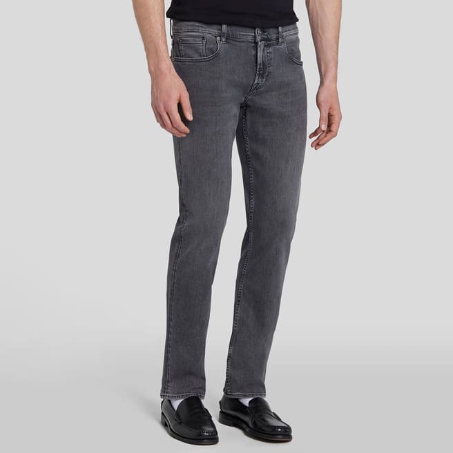 7 For All Mankind Grey Standard straight Stretch Jeans