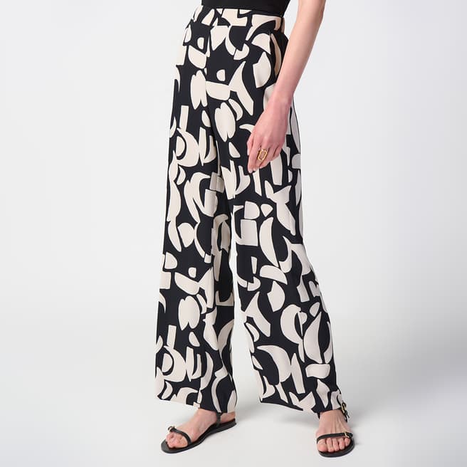 Joseph Ribkoff Black / White Trouser