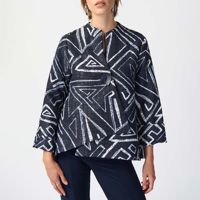 Joseph Ribkoff Navy Printed Jacket