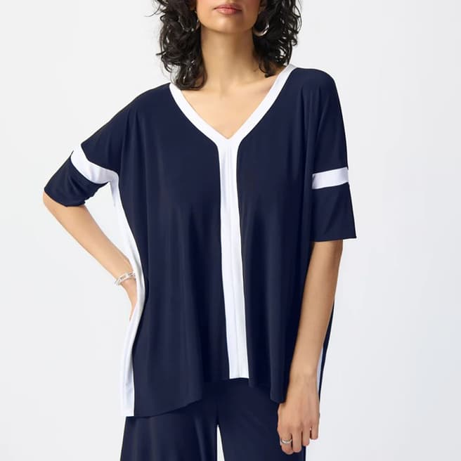 Joseph Ribkoff Navy / White Regular Tunic