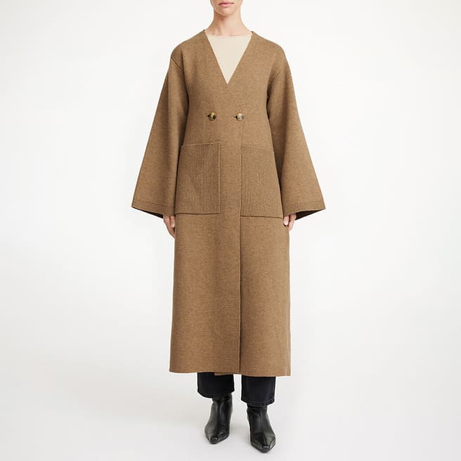 By Malene Birger Brown Wool Blend Carlyn Coat