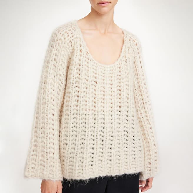 By Malene Birger Cream Wool Blend Amilea Jumper