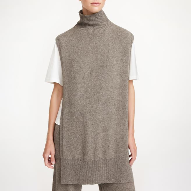 By Malene Birger Beige Wool Zania Knitted Tunic