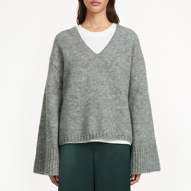 By Malene Birger Grey Wool Blend Cimone Jumper