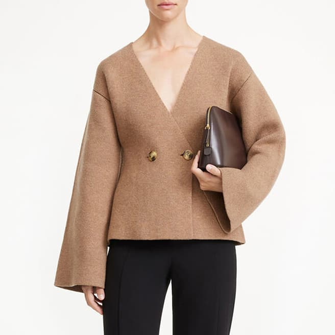 By Malene Birger Camel Wool Blend Tinley Jacket