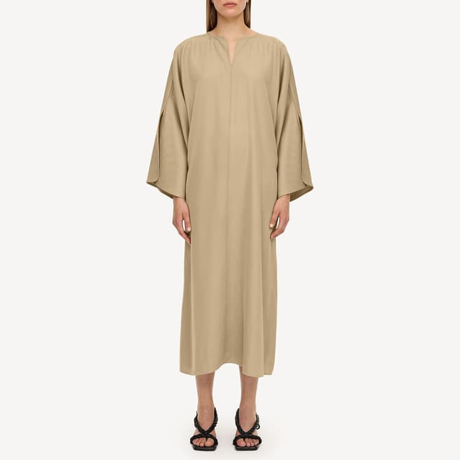 By Malene Birger Beige Cais Midi Dress