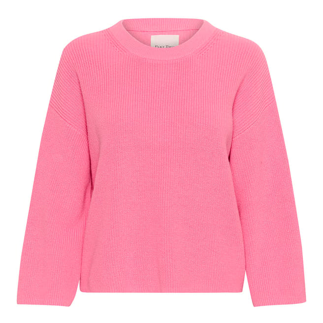 Part Two Pink Cashmere Blend Elysia Jumper