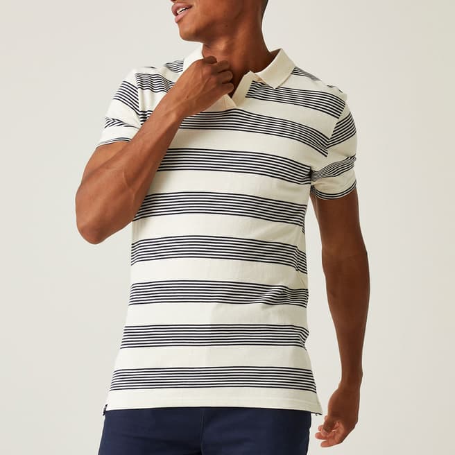 Regatta Cream Tempete Cotton Polo