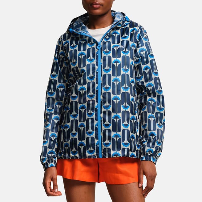 Regatta Navy/Blue Orla Kiely Waterproof Jacket