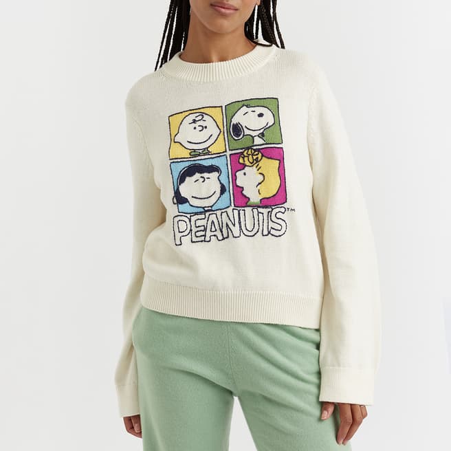 Chinti and Parker Cream Peanuts Gang Jumper