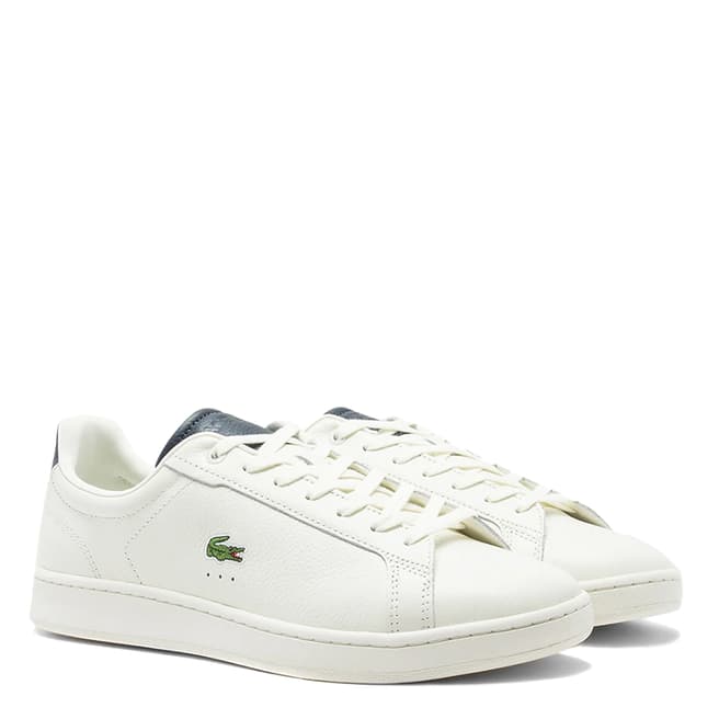 Lacoste Men's White/Navy Carnaby Pro Trainers