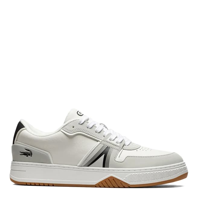 Lacoste Men's White/Black L001 Leather Trainers