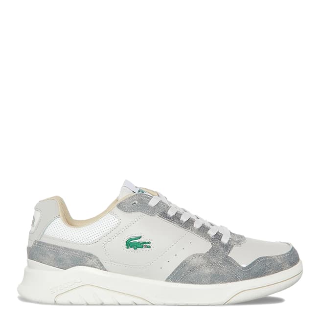 Lacoste Men's Grey/White Game Advance Luxe Trainers