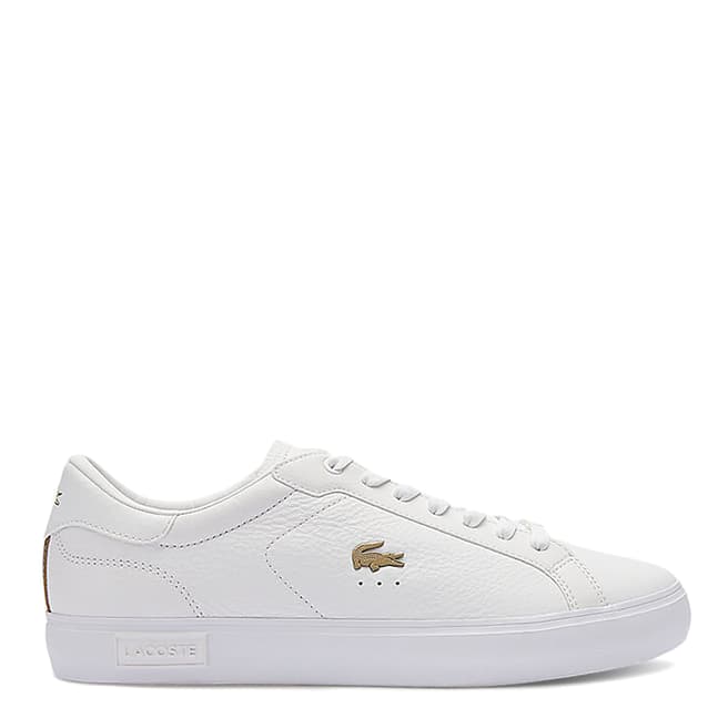 Lacoste Men's White Lerond Leather Trainers