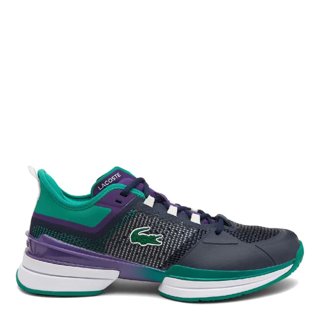 Lacoste Men's Black/Green AG-LT21 Ultra Tennis Trainers