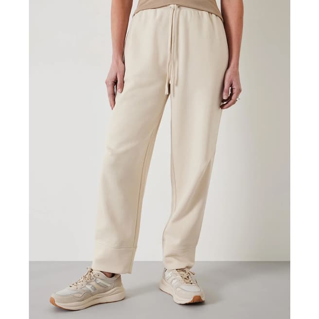 hush Cream Paxton Jersey Trousers