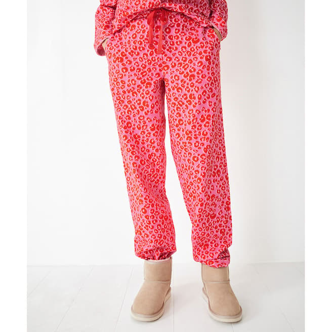 hush Pink/Red Liv Pyjama Bottoms