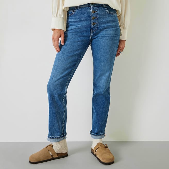 hush Blue Dani Mid Authentic Jeans