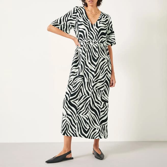 hush Black Zebra Print Grace Dress