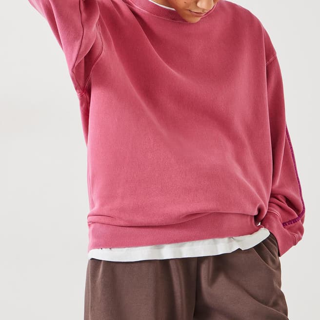 hush Pink Cotton Sweatshirt