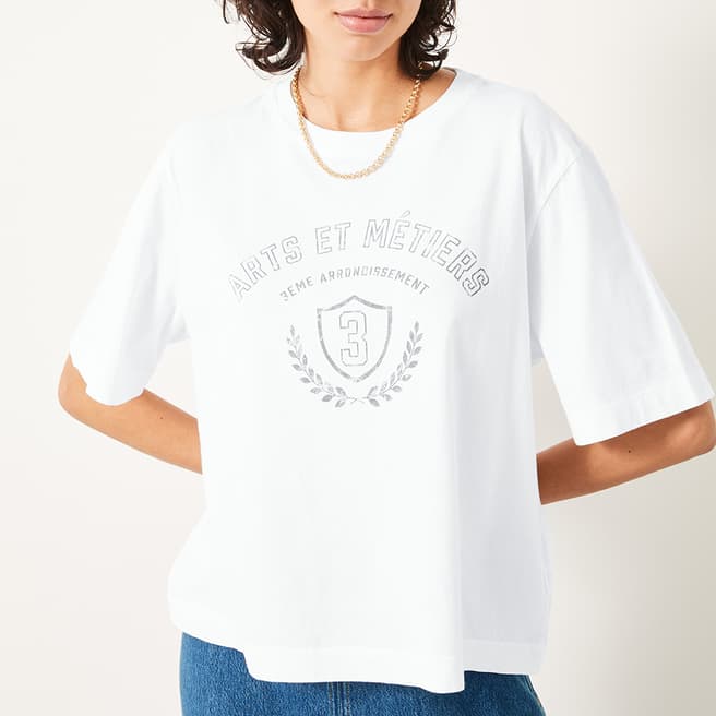 hush White Arts Et Metiers Cotton T-Shirt