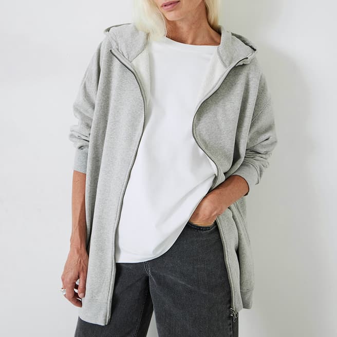 hush Grey Tobbie Cotton Hoodie