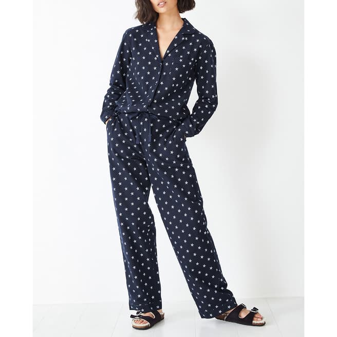 hush Navy/Silver Joy Cotton Pyjama Set