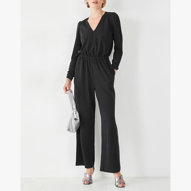 hush Black Raye Sparkle Jumpsuit