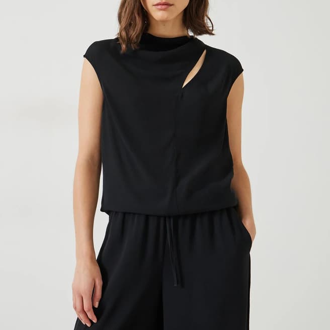 hush Black Sienna Cut Out Top