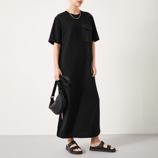 hush Black Steph T-Shirt Dress