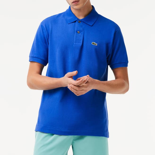 Lacoste Navy Blue Short Sleeve Polo Shirt