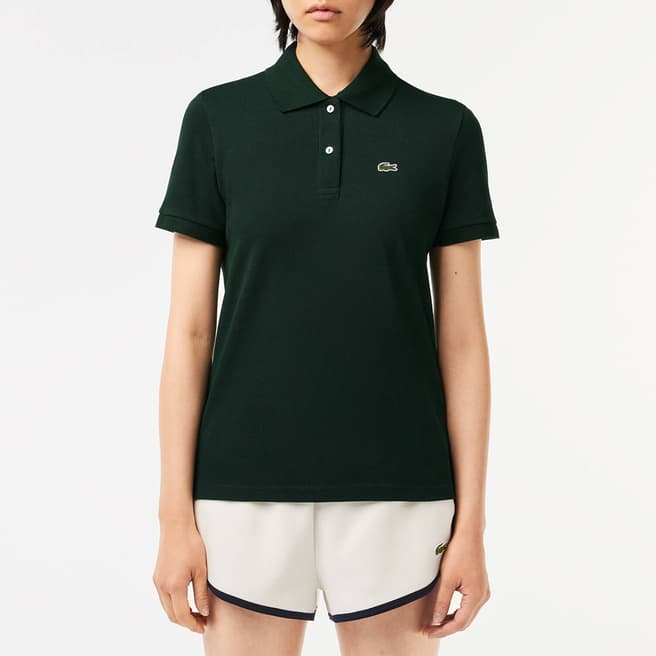 Lacoste Dark Green Short Sleeve Cotton Polo Shirt