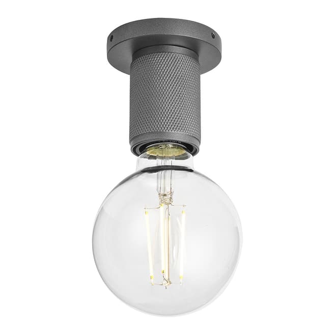 Industville Knurled Edison Spotlight - Pewter