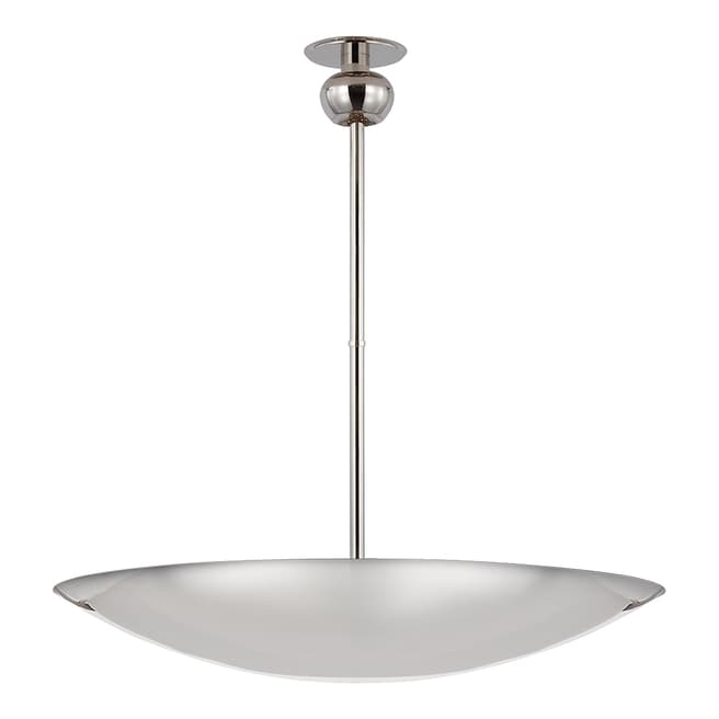 Palmoa Contreras for Visual Comfort & Co. Comtesse XL Uplight Chandelier in Polished Nickel