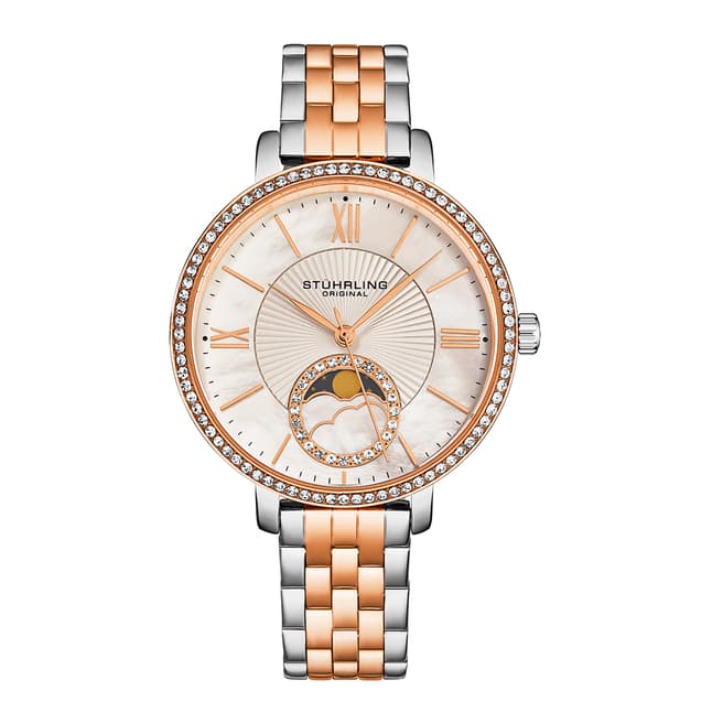 Stuhrling Women′s Mother-Of-Pearl Dial Silver Quartz 42mm