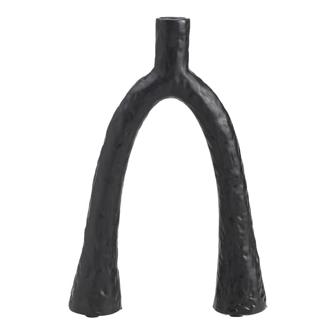 LIANG & EIMIL Zion Candle Holder Ceramic, Black