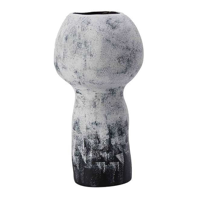 LIANG & EIMIL Lynton I Vase-Large Ceramic Vase-Black/White Gradien