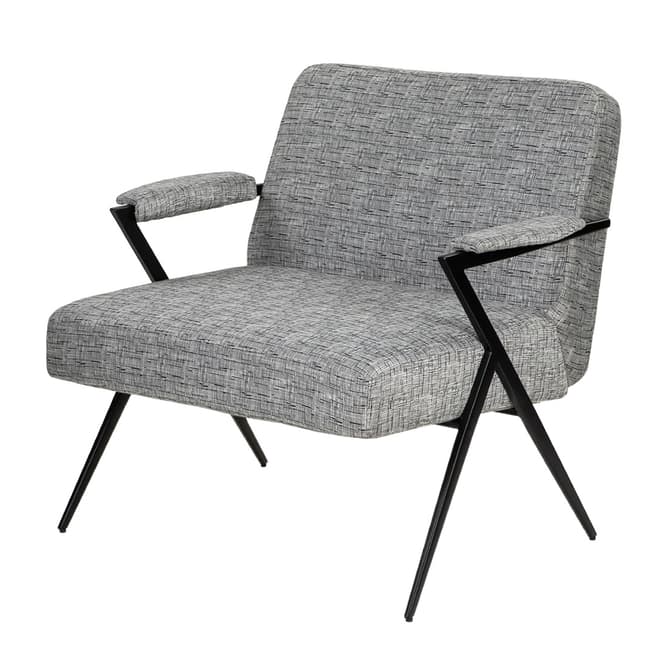 LIANG & EIMIL Ponti Occasional Chair, Artesan Black & White