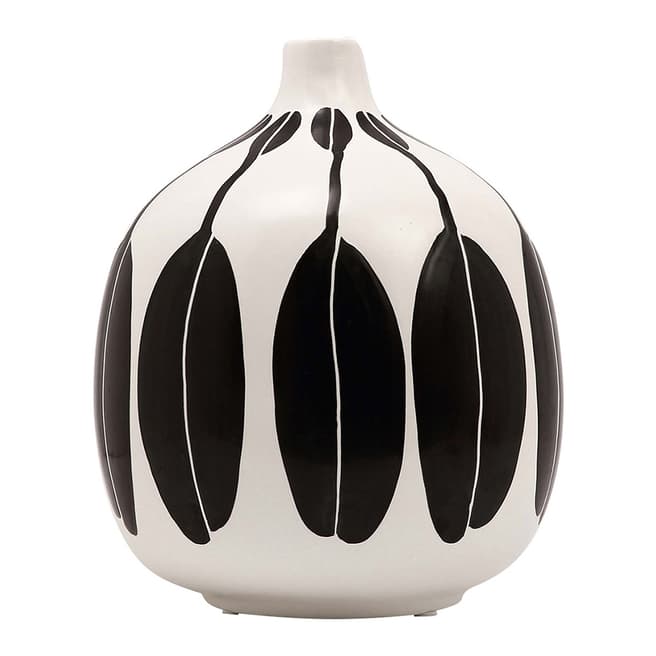 LIANG & EIMIL Morton Vase Ceramic vase, White,Black 